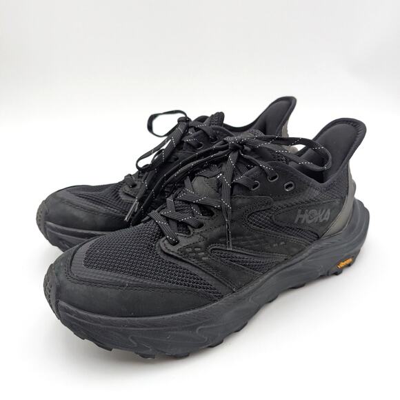 Hoka One One Anacapa 2 Freedom Hiking Shoes Women's Black Size US7.5B EU39 1/3 - Picture 1 of 12